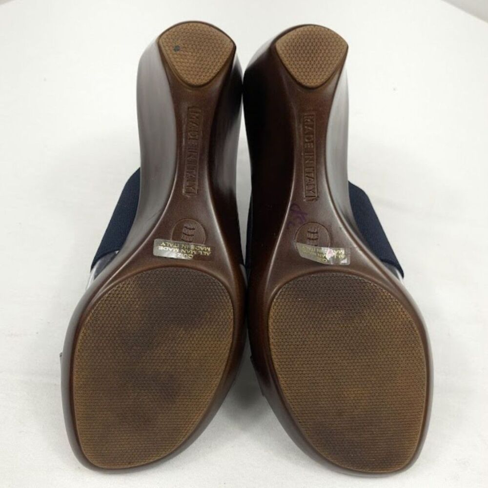 Women's ITALIAN SHOEMAKERS Wedge-Heel Sandals US Size 9 Made in Italy - Picture 5 of 6